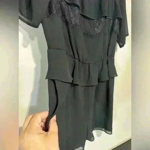 BCBG Lace and Sheer Romper - Picture 4 of 7